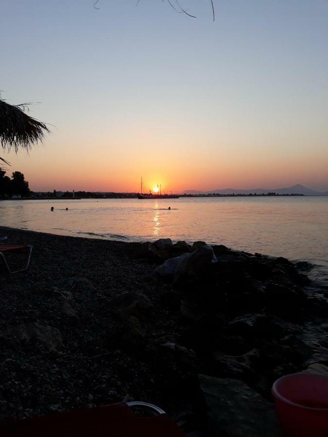 Beach Front Apartment Nea Palatia ภายนอก รูปภาพ